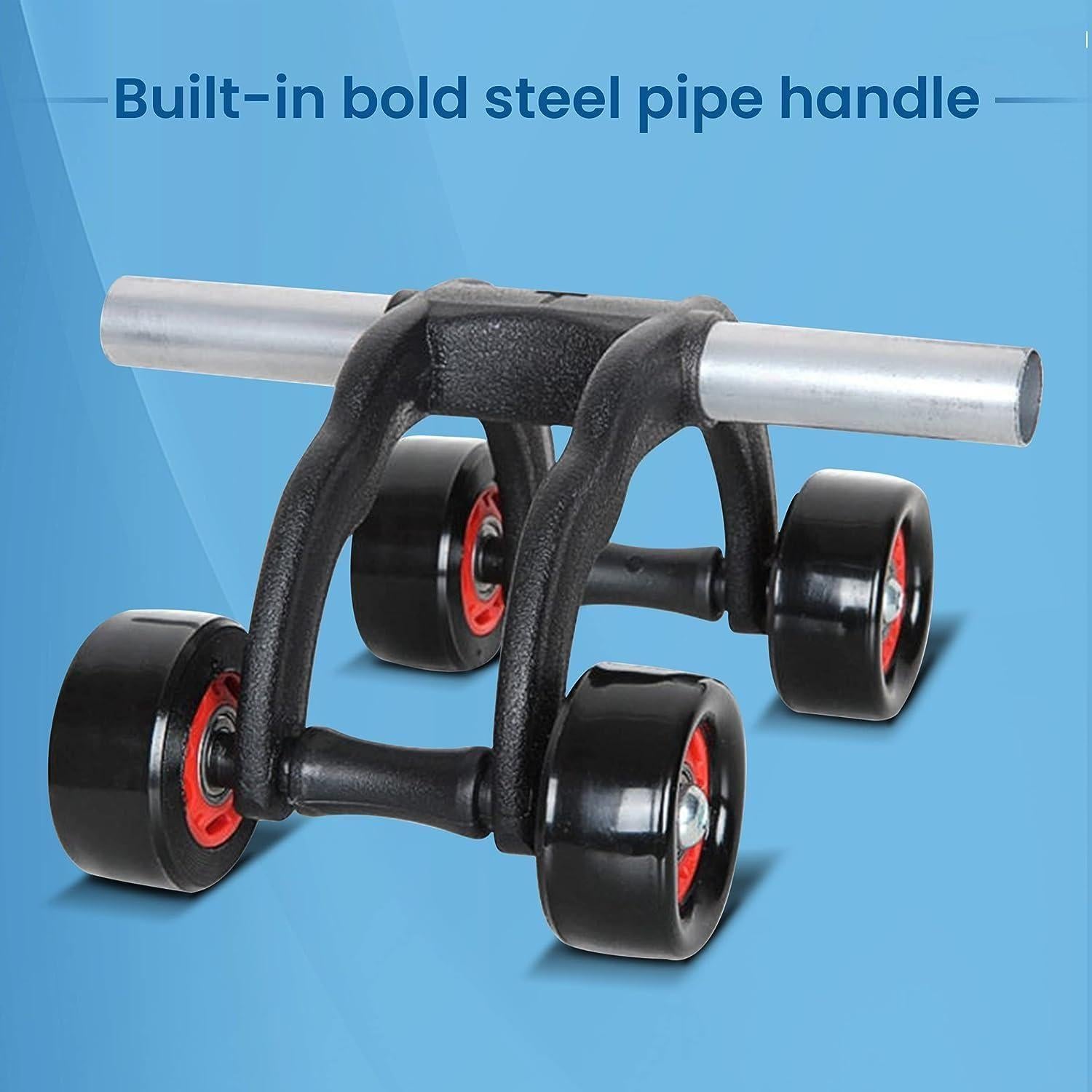 Wheel Ab Roller core Steel Handle With Knee Mat